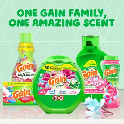 Gain Aroma Boost Spring Daydream Liquid Detergent - 154 Fl. Oz. - Image 7