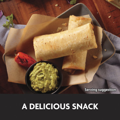El Monterey Signature Beef Black Bean & Three Cheese Loaded Nacho Chimichanga Single Serve - 4.8 Oz - Image 4