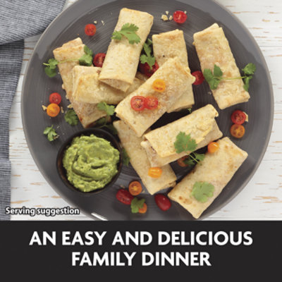 El Monterey Signature Beef Black Bean & Three Cheese Loaded Nacho Chimichanga Single Serve - 4.8 Oz - Image 2