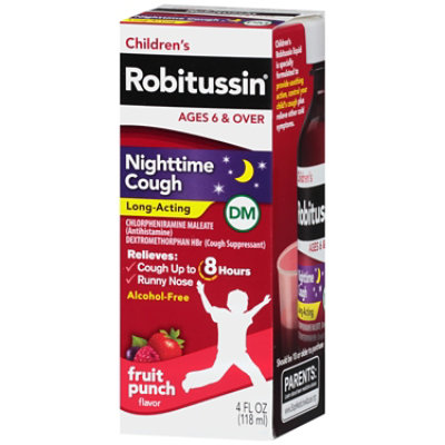 Robitussin Childrens Nighttime Cough Long Acting DM - 4 Oz - Image 5