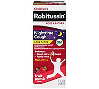 Robitussin Childrens Nighttime Cough Long Acting DM - 4 Oz