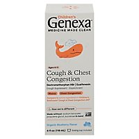 Genexa Cough And Congestion Syrup For Children - 4 Oz - Image 3