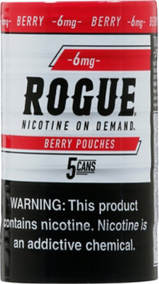 Rogue Berry 6mg Nicotine Pouch - 20 Count - Image 1