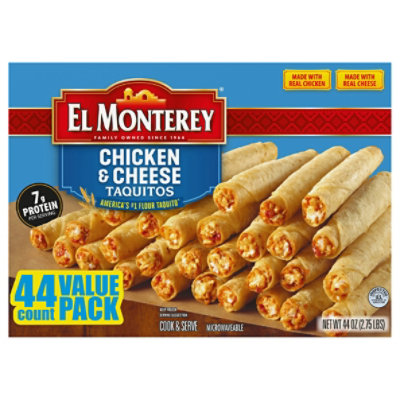 El Monterey Chicken And Cheese Taquito Large Value Pack - 2.75 Lb - Image 5