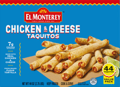 El Monterey Chicken And Cheese Taquito Large Value Pack - 2.75 Lb - Image 8