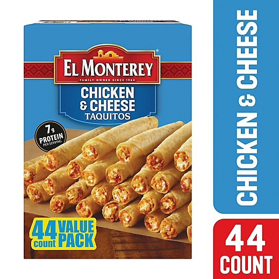 El Monterey Chicken And Cheese Taquito Large Value Pack - 2.75 Lb