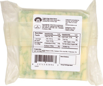 Lye Cross Farms Sage Derby Cheese - 7 Oz - Image 5
