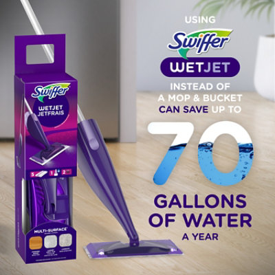 Swiffer Wetjet Antibacterial Fresh Citrus Floor Cleaner - 42.2 Fl. Oz. - Image 4