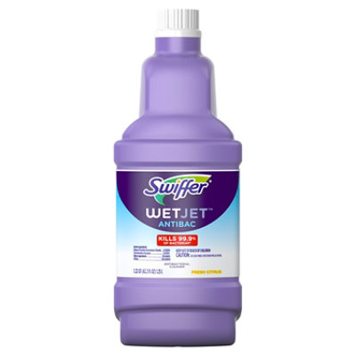 Swiffer Wetjet Antibacterial Fresh Citrus Floor Cleaner - 42.2 Fl. Oz. - Image 1