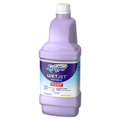 Swiffer Wetjet Antibacterial Fresh Citrus Floor Cleaner - 42.2 Fl. Oz. - Image 7