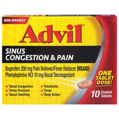 Advil Sinus Congestion - 10 Each - Image 3