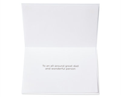 Papyrus Illustrated Lettering Father's Day Card - Each - Image 5