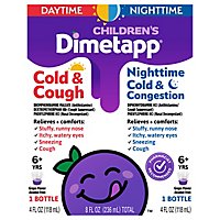 Childrens Dimetapp Cold Cough & Nighttime 8 Fl Oz - 8 FZ - Image 2