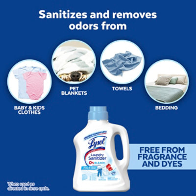 Lysol Laundry Sanitizer Free & Clear - 90 Fl. Oz. - Image 4