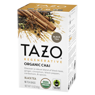 TAZO Organic Chai Tea Bags - 16 Count - Image 1