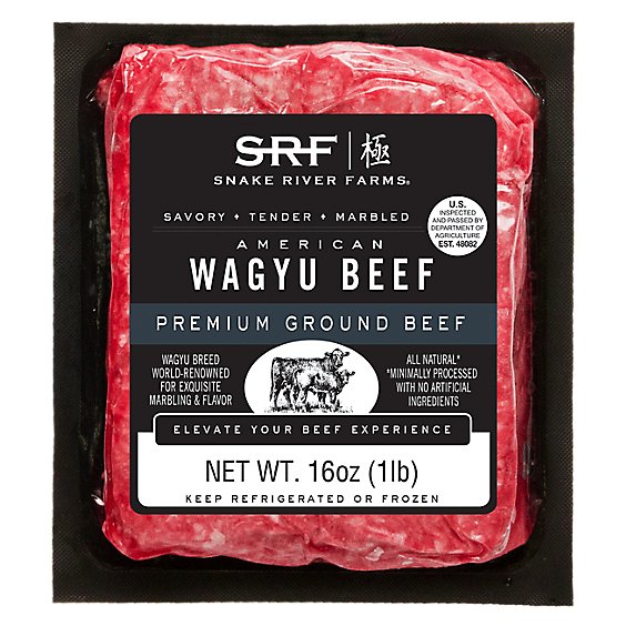 Snake River Farms Ground Beef Wagyu - 1 Lb