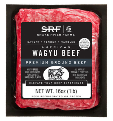 Snake River Farms Ground Beef Wagyu - 1 Lb - Image 1