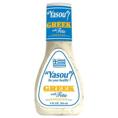 Yasou Greek With Feta Dressing - 9 Fl. Oz. - Image 2