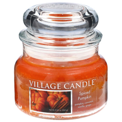 Village Spiced Pumpkin Small Glass Dome - 11 OZ - Image 2