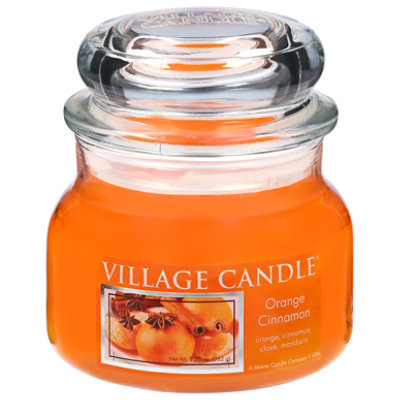 Village Orange Cinnamon Small Glass Dome - 11 OZ - Image 2