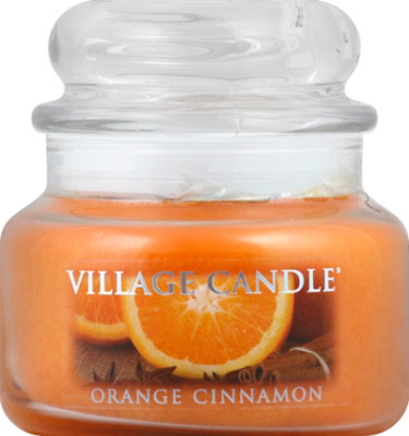 Village Orange Cinnamon Small Glass Dome - 11 OZ - Image 2