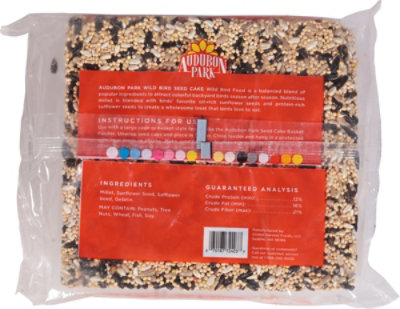 Audubon Park Wild Bird Seed Cake Wild Bird Food Bag 24 Oz - 24 OZ - Image 5