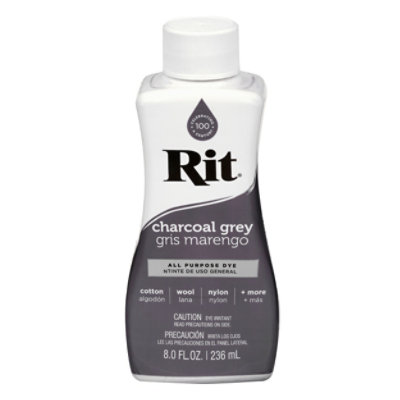 Rit Charcoal Grey Dye Liquid - 8 Oz - Image 3