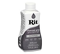 Rit Charcoal Grey Dye Liquid - 8 Oz