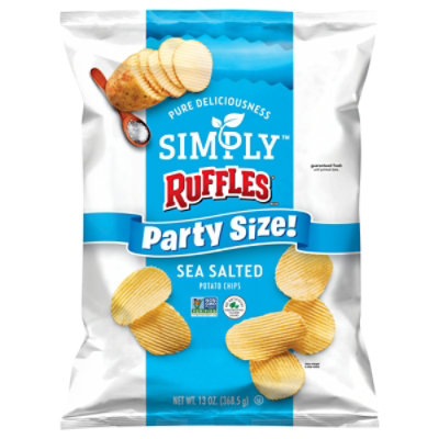 Ruffles Simply Sea Salt Potato Chips - 13 Oz - Image 3