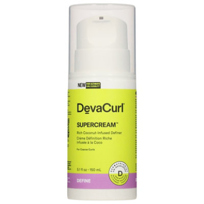 DevaCurl SuperCream Rich Coconut Infused Definer - 5.10 Oz - Image 3