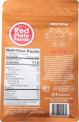Red Plate Foods Gluten Free Cinnamon Granola - 11 Oz - Image 5