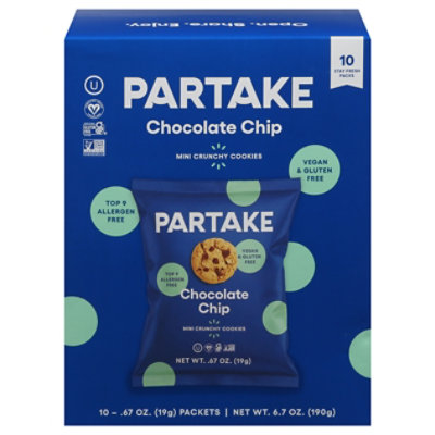 Partake Foods Mini Chocolate Chip Cookies - 6.7 Oz - Image 3