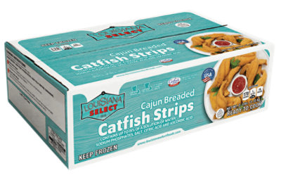 Louisiana Select Cajun Breaded Catfish Strip - 40 Oz - Image 1