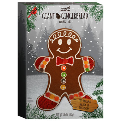 Giant Gingerbread Man Cookie Kit - 9.36 Oz - Image 1