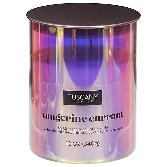 Tuscany Serene Clean Tangerine Currant Scented Candle - 12 Oz