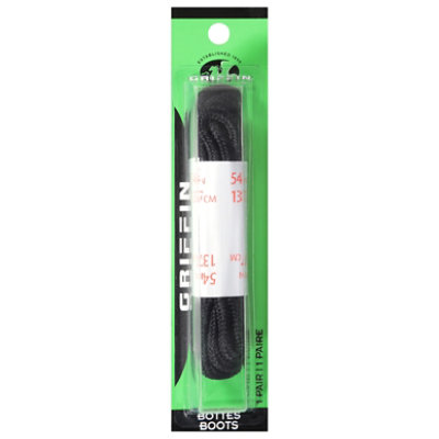 54 Inch Nylon Black Boot Lace - Each - Image 2