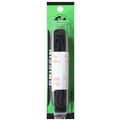 63 Inch Nylon Black Boot Lace - Each - Image 1