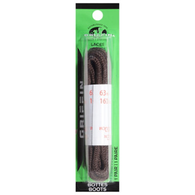 63 Inch Nylon Brown Boot Lace - Each - Image 2