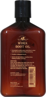 Griffin Work Boot Oil - 8 Fl. Oz. - Image 5