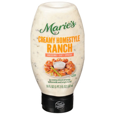 Maries Creamy Homestyle Ranch Dressing - 18 Fl. Oz.