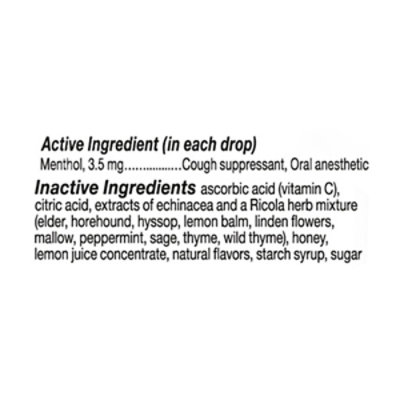 Ricola Honey Lemon with Echinacea Naturally Soothing Relief Lozenges - 45 Count - Image 3