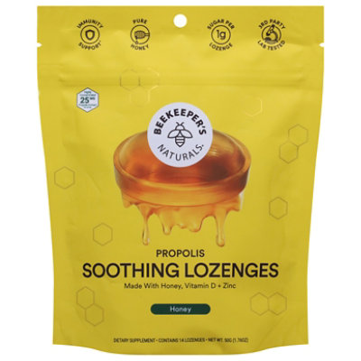 Beekeeper Naturals B Soothed Honey Lozenges - 14 Count - Image 3