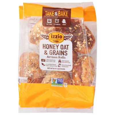 Izzio Oat & Grain Artisan Rolls - 12 OZ - Image 3