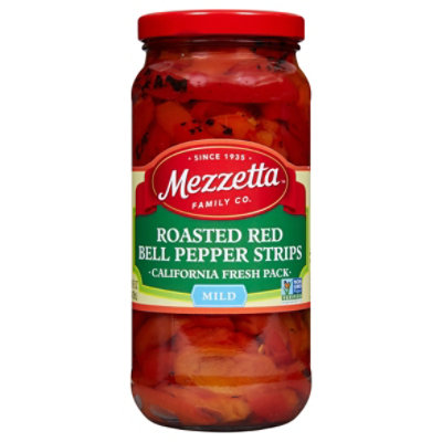 Mezzetta Deli Sliced Roasted Bell Pepper Strips, 16 Fl Oz - 16 FZ