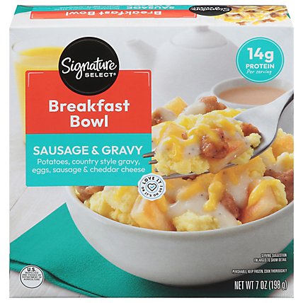 Signature SELECT Breakfast Bowl Sausage And Gravy - 7 Oz - Image 1