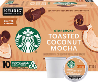 Starbucks K-cups Toast Coconut Mocha - 10 Count - Image 1