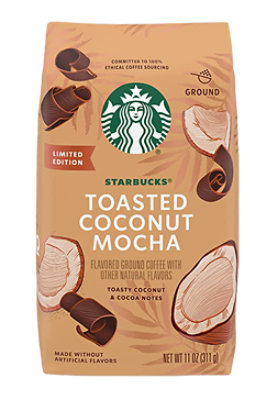 Starbucks Toasted Coconut Mocha Grande - 11 Oz - Image 1