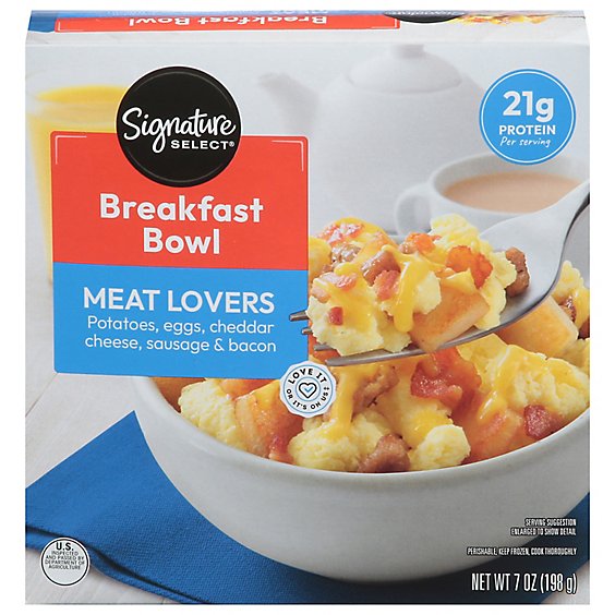 Signature SELECT Breakfast Bowl Meat Lovers - 7 Oz