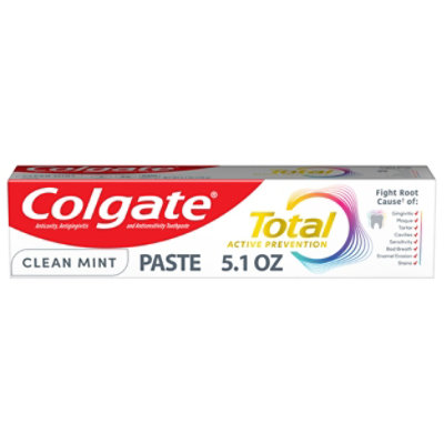 Colgate Total Toothpaste Clean Mint - 5.1 OZ - Image 1