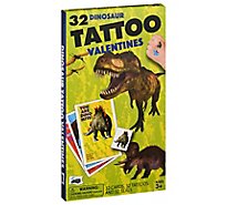 Mello Smello Dino Tattoo Valentines Card Kit - 16 Count